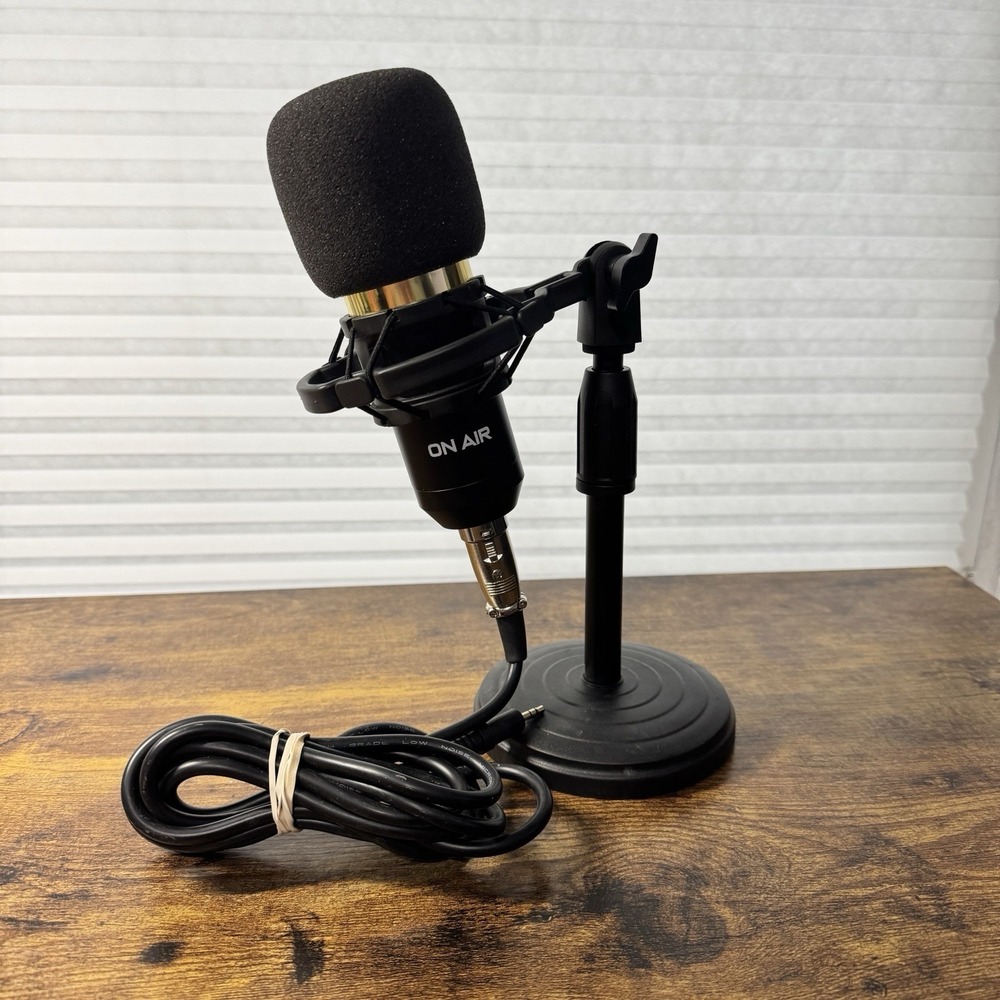 On Air Reverb Pro Condenser‎ Microphone Desk Stand Shock Mount